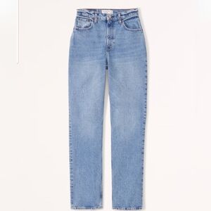 Abercrombie Curve Love 90s Straight Ultra High Rise Jeans size 31S
